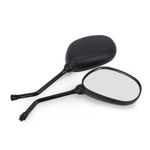 ZF001-63 FLYQUICK Noir Plastique PP Moto Rétroviseur Latéral pour FT150 FT125 <span class=keywords><strong>YBR125</strong></span> - Product Image 1