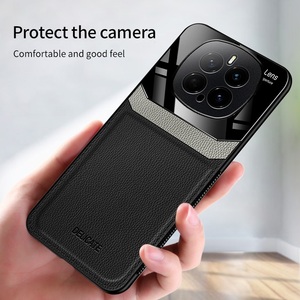 Funda Protectora para Teléfono con Textura de Cuero y Marco Suave para Honor <span class=keywords><strong>Magic</strong></span> 8 7 6 <span class=keywords><strong>5</strong></span> 4 3 Pro /Magic8 7 6 <span class=keywords><strong>5</strong></span> 4 3 / <span class=keywords><strong>5</strong></span> <span class=keywords><strong>Lite</strong></span> X9a, Resistente a Impactos - Product Image 3