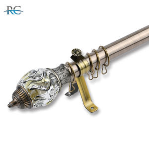 Set di Aste <span class=keywords><strong>per</strong></span> <span class=keywords><strong>Tende</strong></span> Doppie in Ferro Estensibili, Personalizzabili, Durevoli ed Ecologiche, Stile Moderno, Accessori <span class=keywords><strong>per</strong></span> <span class=keywords><strong>Tende</strong></span> in PVC - Product Image 5