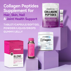 مسحوق ببتيدات كولاجين متعدد التحلل بحمض الهيالورونيك من LIFEWORTH يدعم صحة مفصل الشعر والجلد - Product Image 2