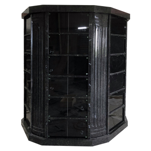 Columbrique en pierre gris-noir pour cimetière vietnamien, structure de conception américaine personnalisée pour jardin - Product Image 6
