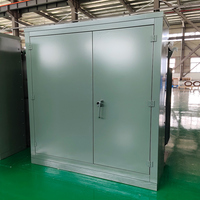 Transformateur immergé dans l'huile à enroulement en aluminium monté sur socle JZP ZGD 10kV 1000kVA, refroidissement ONAN/ONAF, système de distribution triphasé