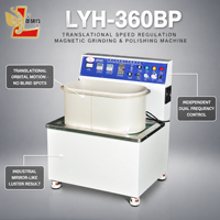 Machine de polissage magnétique translatrice Longyanxing 1,5 kW LYH-360BP, machine à ébavurer pour quincaillerie de précision, 10 kg