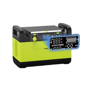 Station d'alimentation portable 1200W 1500W avec batterie au lithium, charge rapide, sortie DC/AC, générateur solaire, alimentation de secours - Product Image 1