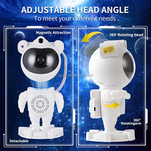 Proyector de estrellas, luz nocturna de galaxia, proyector espacial de astronauta, lámpara LED de techo de nebulosa estrellada para dormitorio, hogar, regalo decorativo para niños - Product Image 3