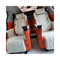 Sièges d'Avion VIP de Luxe pour Mercedes Benz Sprinter Van V Class W447 en Cuir Nappa, Angle Réglable, Couleur Personnalisable, Siège de Voiture