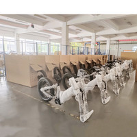 Cadre de vélo électrique en fibre de carbone à vendre, cadre en carbone pour VTT tout-terrain, cadre de vélo électrique à pneus larges