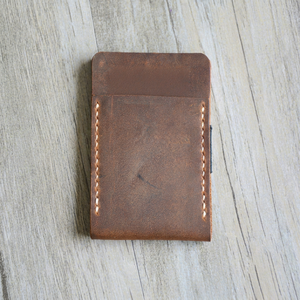 Custom <b>Slim</b> Leather Zipper <b>Card</b> <b>Holder</b> RFID Blocking Credit <b>Card</b> Case Men's Business Pocket Cardholder LNCR-0034 - Product Image 1