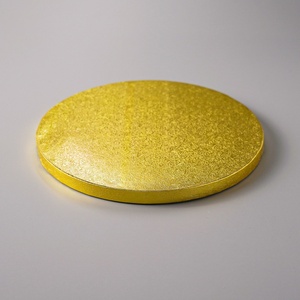 Plateau de base pour gâteau rond ou carré personnalisé de 4 à 20 pouces, en MDF rigide blanc avec couleurs personnalisées, plateaux à gâteau en carton ondulé - Product Image 2