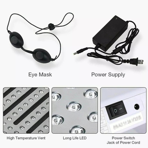 เครื่องมือบำรุงผิวหน้าและลำคอแบบพกพา 7 <span class=keywords><strong>สี</strong></span> LED พร้อมปลั๊กแบบ US สำหรับการกระตุ้นการไหลเวียนโลหิต - Product Image 4