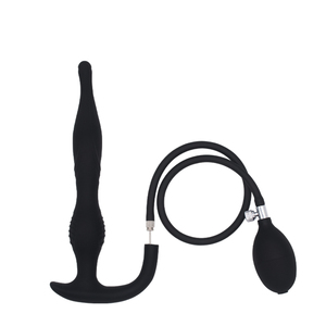 Inflatable Silicone Butt <strong>Plug</strong> Expandable <strong>Anal</strong> Trainer Air <strong>Pump</strong> Inflate <strong>Anal</strong> <strong>Plug</strong> With Detachable Air Needle Intimate Sex Toys - Product Image 1