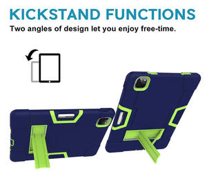 แนวตั้งขาตั้งซิลิโคนหุ่นยนต์ออกแบบเด็ก Defender สำหรับ <span class=keywords><strong>iPad</strong></span> <span class=keywords><strong>Pro</strong></span> <span class=keywords><strong>12</strong></span>.9<span class=keywords><strong>นิ้ว</strong></span>2021 2018 <span class=keywords><strong>2020</strong></span> Universal - Product Image 4