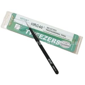 Pinzas Antiestáticas VETUS ESD-11 de Acero Inoxidable, Pinzas de Precisión con Punta Fina para Extensiones de Uñas y Pestañas - Product Image 1