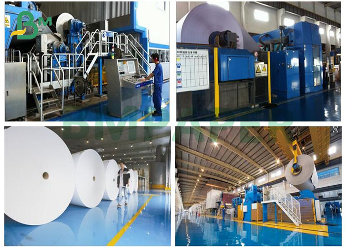 40gsm 70gsm BKP Sack Kraft Paper For Brown Food Packing Bag Wide 0.5m - 2.5m