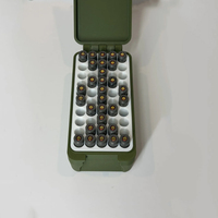 Boîte de rangement pour munitions 3D imprimée, capacité de 50 cartouches 7,62*39 ; Boîte de rangement pour balles en plastique ; Boîte organisatrice d'armes à feu