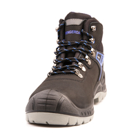 Bottes de travail pour hommes bout en acier indestructibles chaussures de travail de travail de formation croisée en plein air