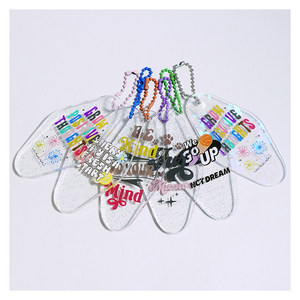 2024 Hotel Motel Keychain Blank Promotional Plastic Acrylic Vintage Hotel Motel Keychain Custom Logo Hotel Motel Room KeyChain