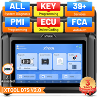 XTOOL D7S EU lecteur de code de broche de clé de voiture Machine de programmation de clé automatique pour toutes les voitures lecteur de code tout en un outil de Diagnostic 39 + réinitialisation