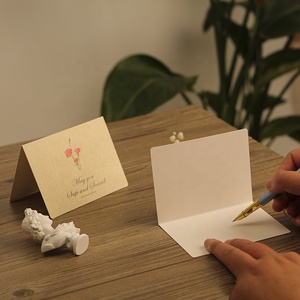 Yuyang Custom <b>Gift</b> Paper <b>Envelope</b> Thank You Card <b>Envelope</b> Packaging Personalize Wedding <b>Envelope</b> Flower Language Greeting Card - Product Image 3