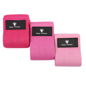 Grosir kustom Hip <span class=keywords><strong>Loop</strong></span> Band lingkaran poliester <span class=keywords><strong>loop</strong></span> band Gym kebugaran latihan Mini Booty kain pita resistensi - Product Image 3