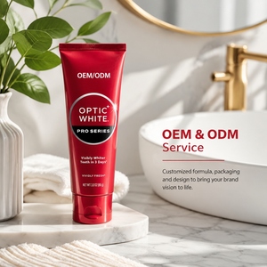 Dentifricio sbiancante OEM/ODM Optic White <span class=keywords><strong>Pro</strong></span> Series con perossido di idrogeno per la prevenzione delle macchie, confezione da 3, 3.0 oz - Product Image 6