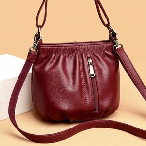 กระเป๋าโท้ทผู้หญิงทรงเรียบง่าย รุ่นใหม่ หนังนิ่ม สำหรับวัยกลางคน สะพายไหล่หรือสะพายข้างได้ - Product Image 1