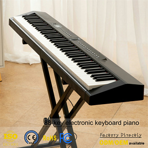 Clavier portable BD-882, 88 touches, clavier électronique, piano, touches sensibles à la force de pression, multifonction pour débutants - Product Image 1