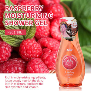 Nary Wholesale 1.38l Moisturizing Shower Gel Set Plant Vitamin c Almond Whitening Exfoliating Skincare Products Bath Wash Lotion - Product Image 4