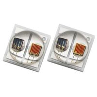Lumière rouge 3535 personnalisée par des professionnels + lampe à double usage infrarouge 2W diode LED 660nm + 850nm pour la beauté et la céramique thérapeutique
