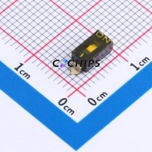 A6S-1102-H DIP Switch Switch Single Pole Single Throw 1 2.54mm 25mA - Product Image 1
