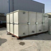 Réservoir de stockage d'eau en FRP/GRP sur mesure pour l'ingénierie à grande échelle