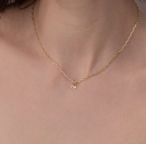 Pembuatan Perhiasan DIY Kustom Berlapis Emas 14K Hadiah Huruf Alfabet Kustom Inisial Angka Liontin Kalung Anting Ulang Tahun - Product Image 6