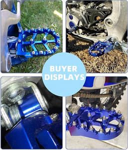 Bệ để chân xe máy JFG RACING, bàn đạp CNC cho xe Yamaha YZ65 YZ85 YZ125 YZ250 YZ250F WR250F YZ450F - Product Image 2