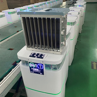 Nouveau purificateur d'air électrostatique portable, filtres lavables et réutilisables, fonction d'humidification, élimination efficace des particules d'air, des odeurs et de la fumée