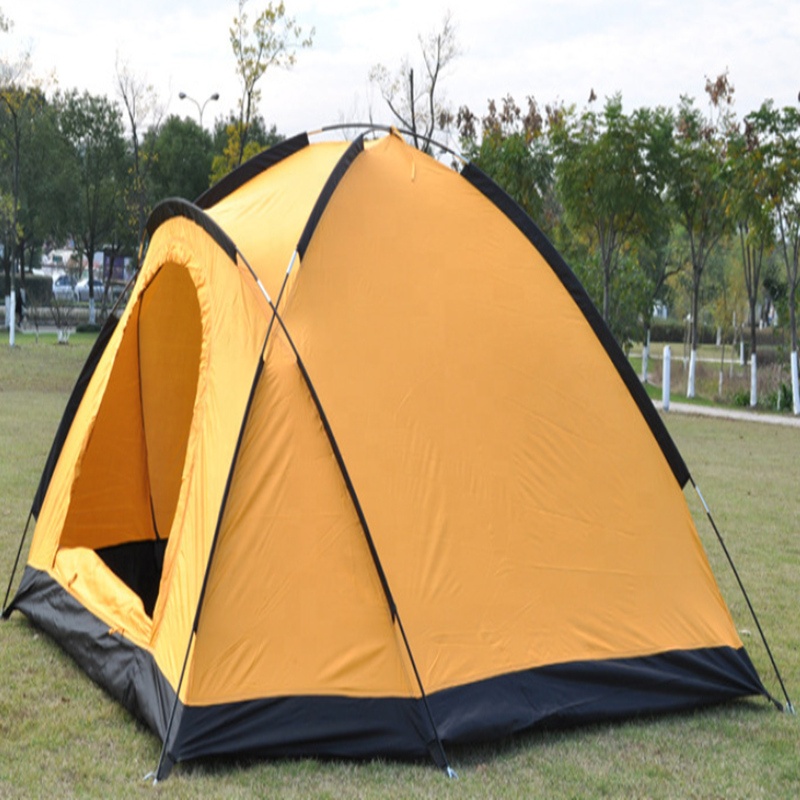 Туристическая палатка, утолщенный Водонепроницаемый двойной тент для отдыха на открытом воздухе, дождя, пляжа