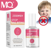 Huile anti-mastication pour ongles Amazon OEM au goût amer 10ml, extrait végétal naturel, soin des ongles avec pinceau, marque privée ODM
