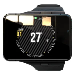 นาฬิกาอัจฉริยะ WiFi 4G สำหรับผู้ชาย,กล้องวิดีโอคอลคู่นาฬิกาแอนดรอยด์นาฬิกาโทรศัพท์ตรวจวัดอัตราการเต้นของหัวใจเล่นเกมสมาร์ทวอทช์