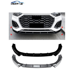 ลิ้นหน้ารถยนต์ AMP-Z <span class=keywords><strong>Q5</strong></span> ABS สีดำเงา สำหรับตกแต่งรถยนต์ <span class=keywords><strong>Audi</strong></span> <span class=keywords><strong>Q5</strong></span> <span class=keywords><strong>FY</strong></span> Sline Facelift ปี 2021-2024 อุปกรณ์ตกแต่งรถยนต์ - Product Image 1