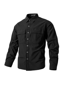 Leesourcing nhà máy bán buôn tùy chỉnh Bông Bảo hộ lao động quần áo Hàn chống cháy làm việc Áo sơ mi - Product Image 5