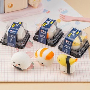 ของเล่นบีบคลายเครียดรูปอาหารซูชิ TPR นิ่มยอดนิยม ของขวัญส่งเสริมการขายสำหรับเด็กชายและเด็กหญิง - Product Image 2