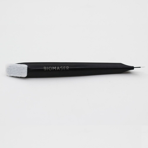 Biomaser nuevo microblading negro súper afilado desechables microblading hoja pluma con esterilizado microbrush - Product Image 1