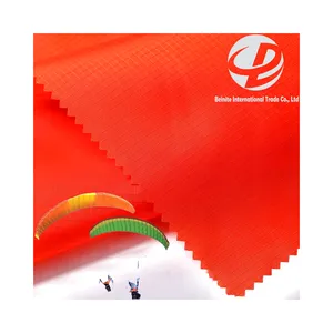 water proof woven 70d 210T nylon ripstop fabric for Outdoor luggage and bag