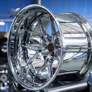 Cerchi Forgiati XINGTU Cromati a Profilo Profondo Concavo 17 18 19 20 22 24 Pollici Cromati 5x100 5x114.3 5x115 5x120 per Audi <span class=keywords><strong>BMW</strong></span> - Product Image 3
