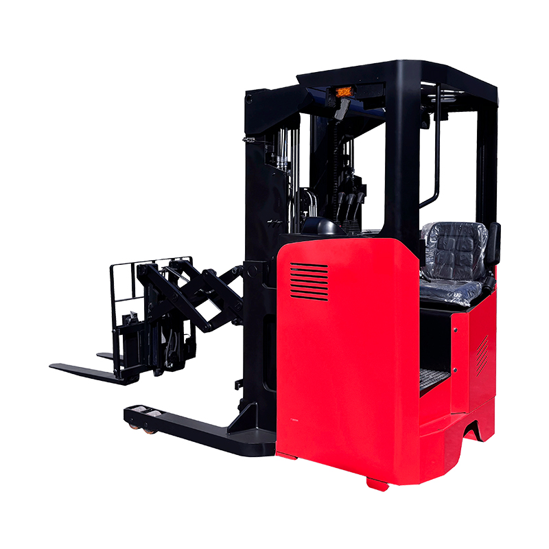 High Quality Wholesale Transfer Materials Double Reach Electric Stacker Scissors Forklift