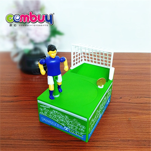 Dessin animé coups objectif joueur de football en plastique <span class=keywords><strong>tirelire</strong></span> - Product Image 3