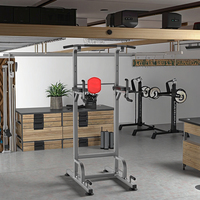Tour de Musculation Sportive pour Salle de Sport à Domicile, Station Multiple Dip et Barre de Traction pour l'Entraînement de la Force et des Bras