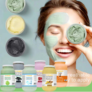 Mascarilla de barro de arcilla para cara y cuerpo personalizada, blanqueamiento orgánico Natural, cuidado de la piel antienvejecimiento, té verde, mascarilla purificadora de vitamina C, Etiqueta Privada - Product Image 5