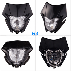 LINGQI Phares de <span class=keywords><strong>moto</strong></span> Feux de circulation diurne à LED Grimace Phare Capot pour CRF Off Road Motorbike Motocross Parts - Product Image 3