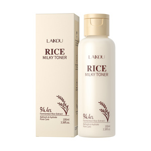 LAIKOU Produits biologiques Toner multifonctionnel Réduire les pores Hydratation Huile apaisante Équilibre Rafraîchissant Visage Peau Riz Lotion lactée - Product Image 6