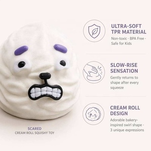 Boîte mystère Kawaii Butter Squishy : Jouet à rebond rapide, finition soyeuse effet crème tourbillonnante, décompression sensorielle, anti-stress pour enfants - Product Image 6